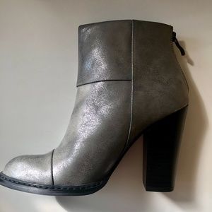 NEW! With Box, Chinese Laundry Burnished Silver Bootie